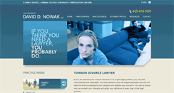 Desktop Screenshot of davidnowaklaw.com